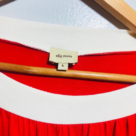 Ella moss a line red with white dress - Picture 8 of 8